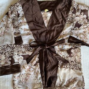 Floral Brown Blouse